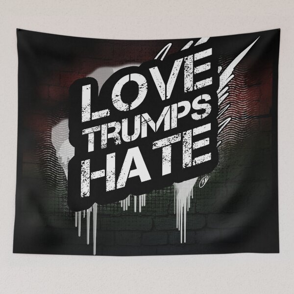 Item preview, El amor triunfa sobre el odio designed and sold by HauntedMammoth.