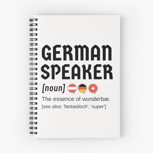 Item preview, German Speaker Wunderbar Dictionary Definition designed and sold by Time4German.