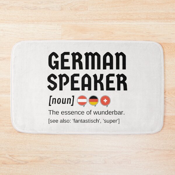Item preview, German Speaker Wunderbar Dictionary Definition designed and sold by Time4German.