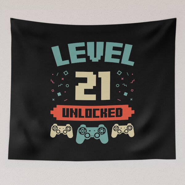 Item preview, Level 21 Unlocked 21st Birthday Present designed and sold by EstelleStar.