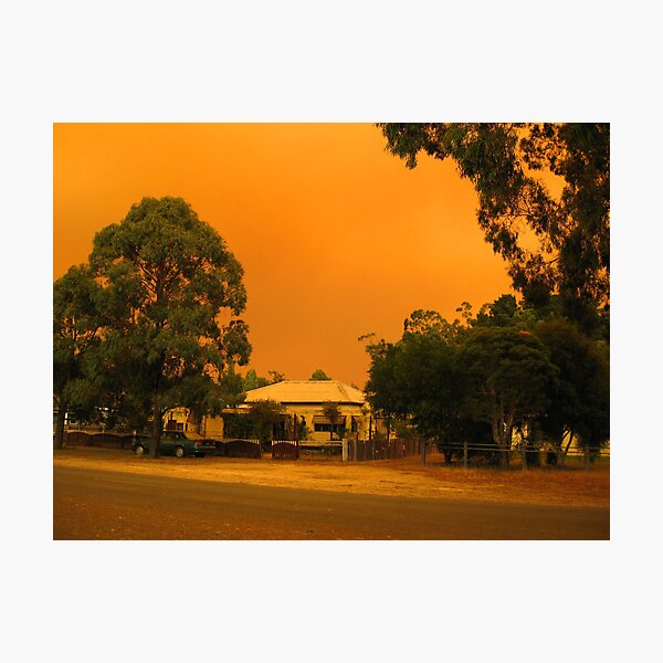 Fires in East Gippsland - February 2014 Photographic Print