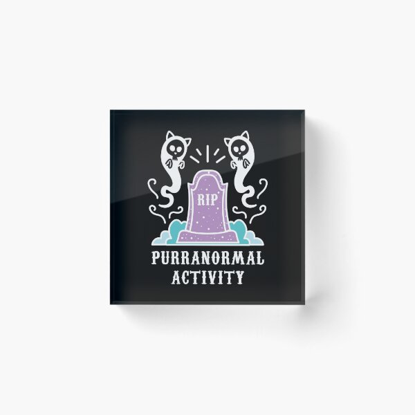 Item preview, Purranormal Activity Ghost Cat Halloween designed and sold by kurokameart.