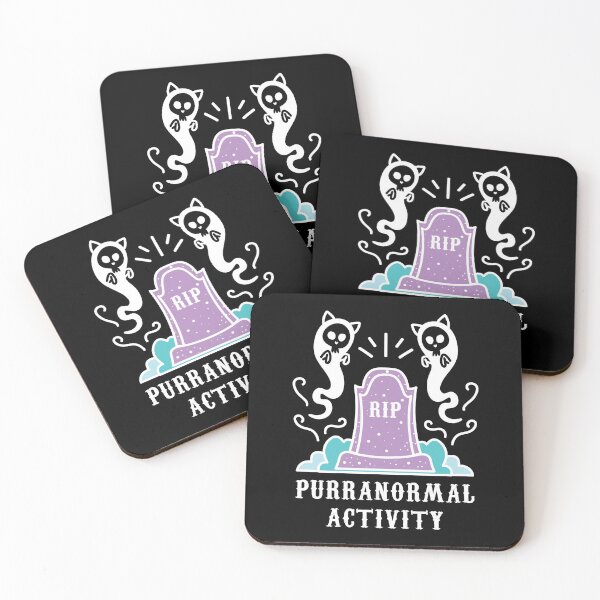 Item preview, Purranormal Activity Ghost Cat Halloween designed and sold by kurokameart.