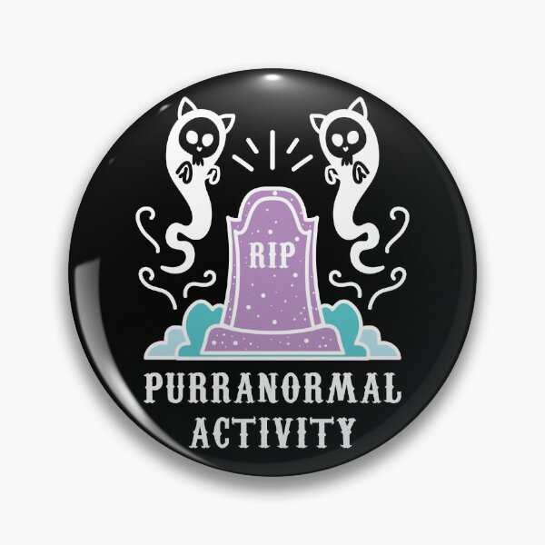 Item preview, Purranormal Activity Ghost Cat Halloween designed and sold by kurokameart.