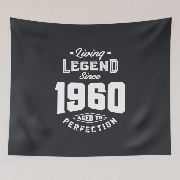 Item preview, Legend Since 1960 Birthday Gift  designed and sold by cidolopez.
