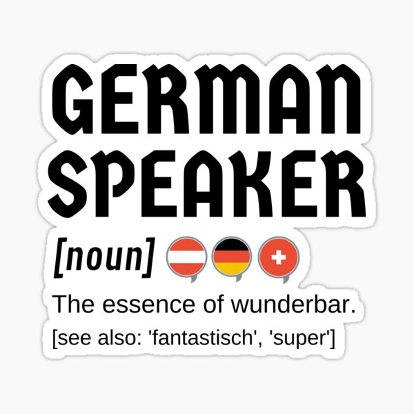 Artikel-Vorschau von Ich spreche Deutsch Wunderbar Definition, designt und verkauft von Time4German.