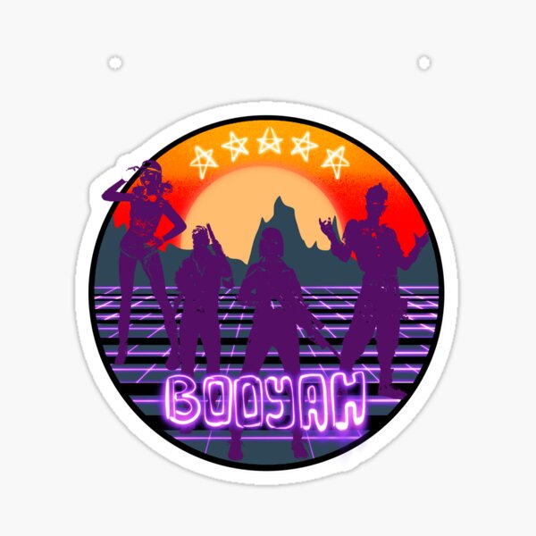 fuego libre booyah Pegatina