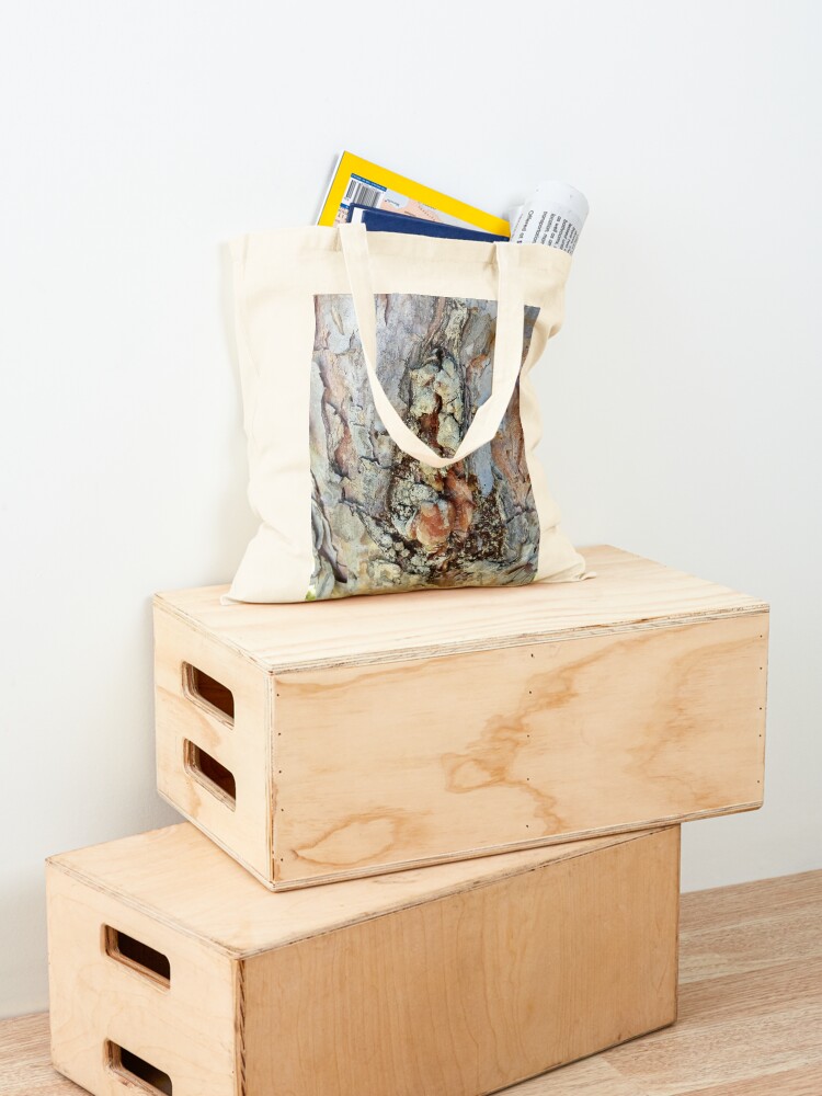 Alternate view of log up close 4 Tote Bag