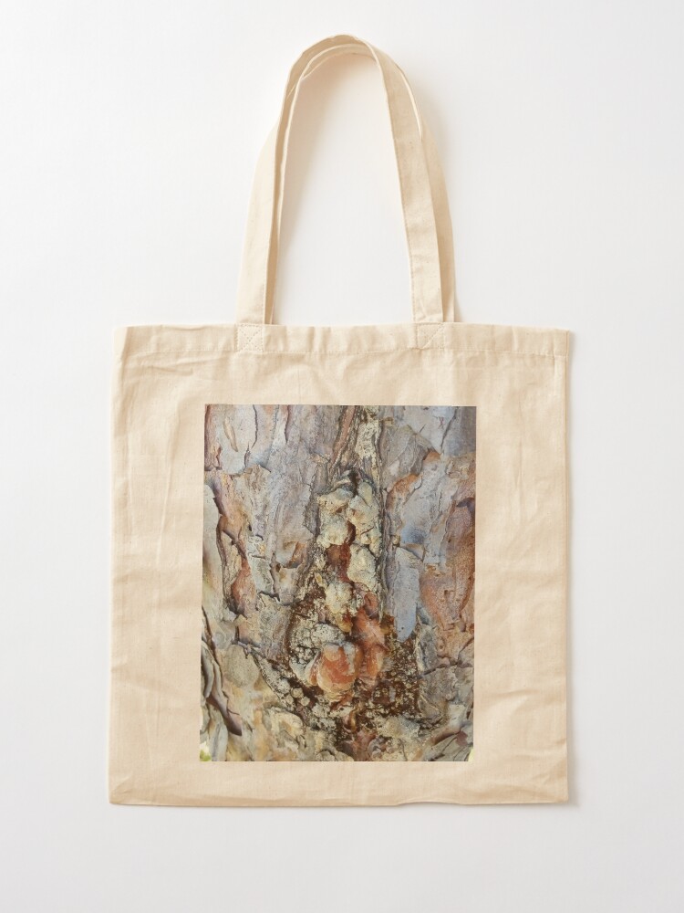 Alternate view of log up close 4 Tote Bag