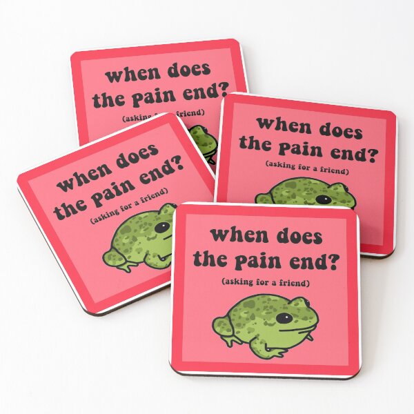 Item preview, When Does The Pain End? Frog designed and sold by melouker.