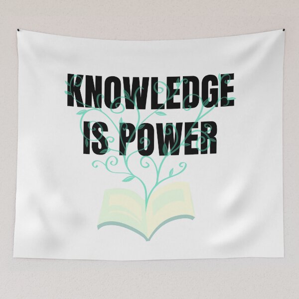 Item preview, knowledge is power  designed and sold by AnujShah7.
