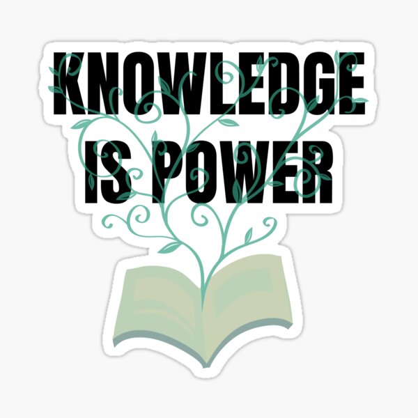 Item preview, knowledge is power  designed and sold by AnujShah7.