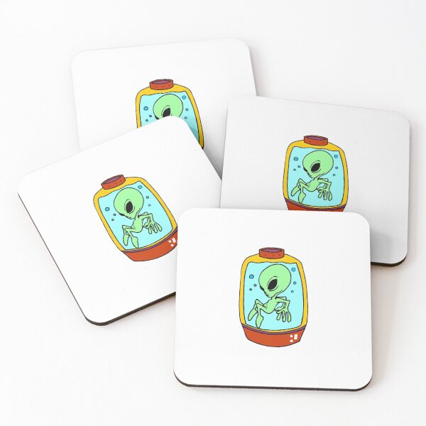 Item preview, Alien In A Jar - Halloween Stickers - Horror Movies / Space / Creepy designed and sold by laptop-sticker.