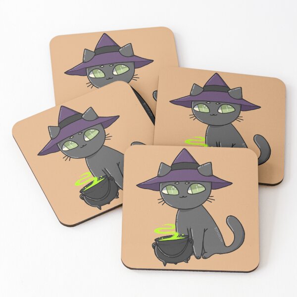 Item preview, Witch Kitty - Halloween Katalogue 2 designed and sold by kittnteeth.
