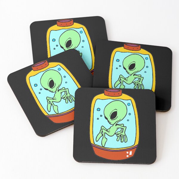 Item preview, Alien In A Jar - Halloween Stickers - Horror Movies / Space / Creepy designed and sold by laptop-sticker.