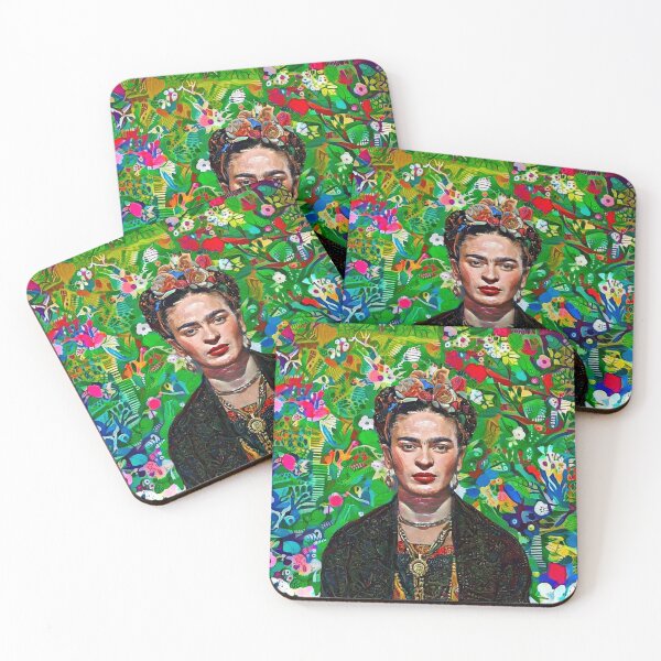 Item preview, Colorful green jungle Frida designed and sold by Cesar Peralta.