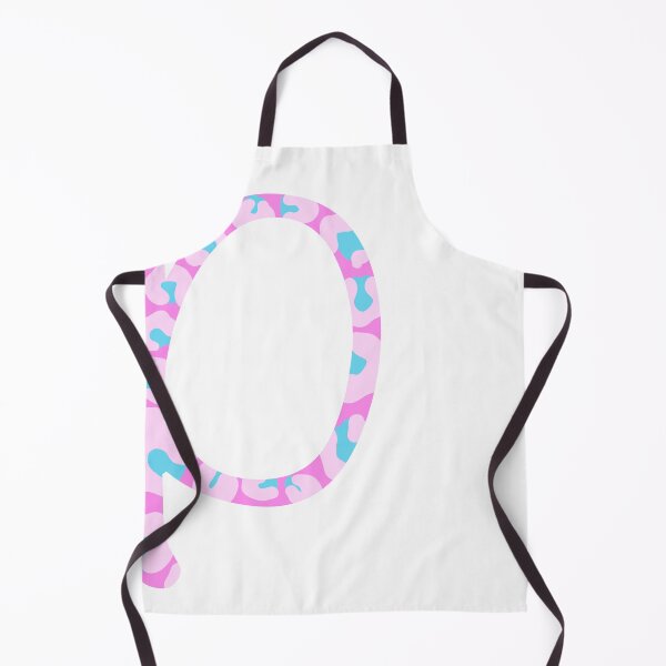 Item preview, P Initial Animal Print Cheetah Print Pink And Blue designed and sold by forfun-art.
