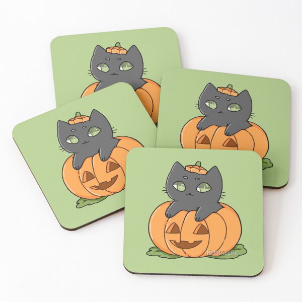 Item preview, Pumpkin Kitty - Halloween Katalogue 3 designed and sold by kittnteeth.