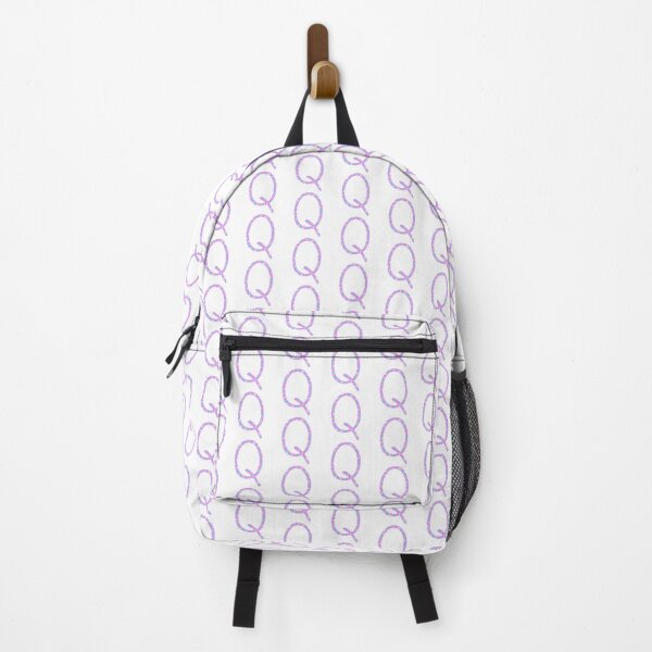 Item preview, Q Initial Animal Print Cheetah Print Pink And Blue designed and sold by forfun-art.