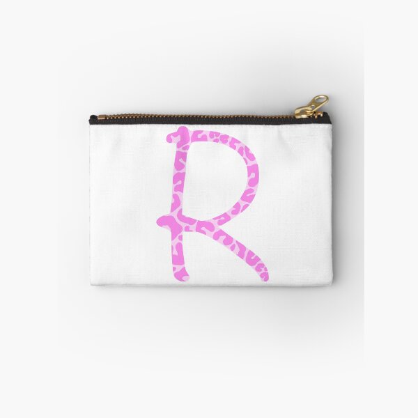 Aperçu de l'œuvre R Initial Animal Print Cheetah Print Rose Et Bleu créée et vendue par forfun-art.