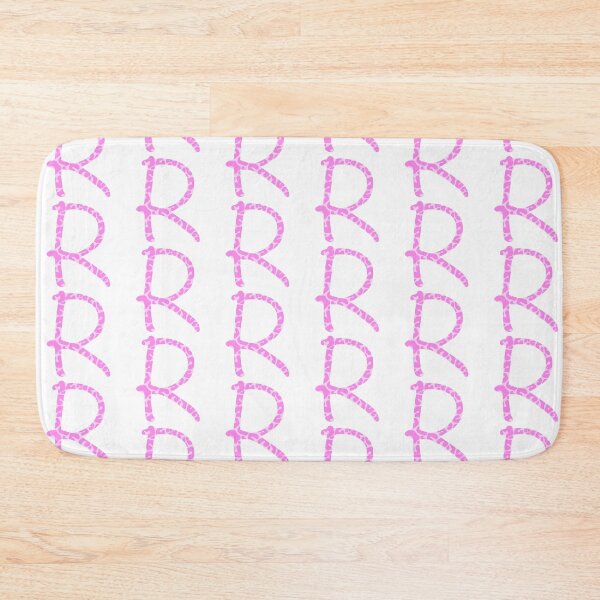 Item preview, R Initial Animal Print Cheetah Print Pink And Blue designed and sold by forfun-art.