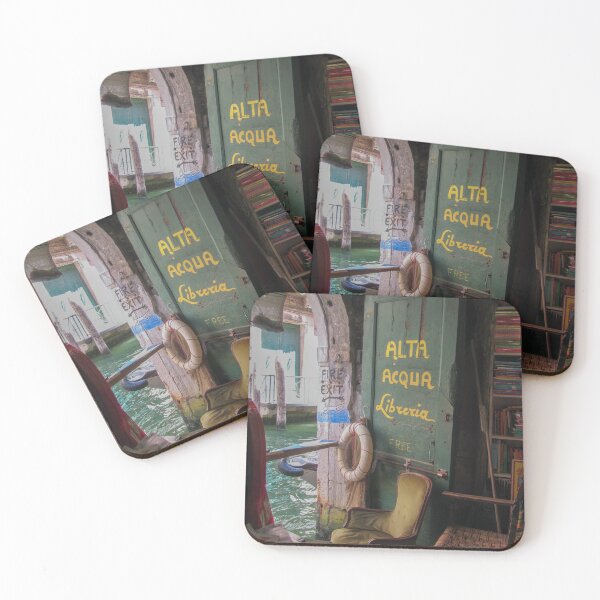 Item preview, Bookstore on the Canal - Venice, Italy designed and sold by Camille Adkison.