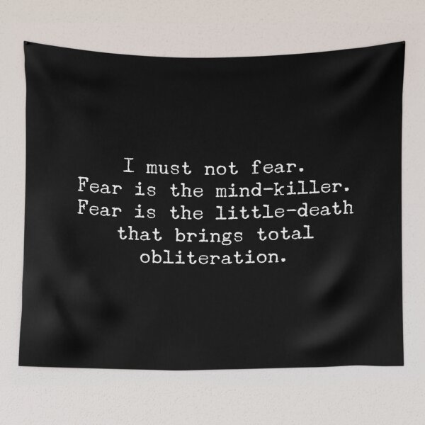 Item preview, I must not fear. Fear is the mind-killer. designed and sold by DotorEaon.