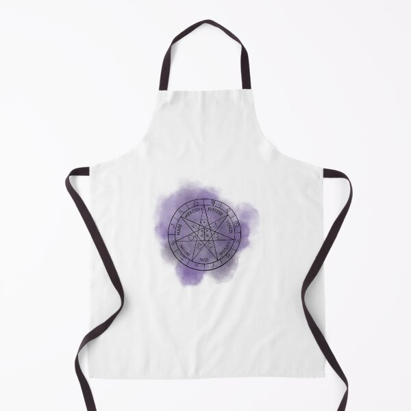Item preview, Purple and Black Water Color Zodiac Chart designed and sold by ShortStickers.