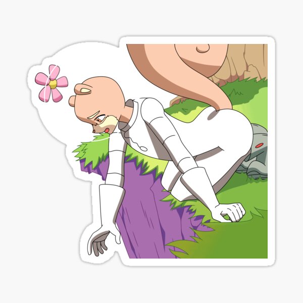 Sandy Cheeks Cliff Side Unofficial Anime Sticker Sandy Cheeks Cliff Side Unofficial Anime Sticker