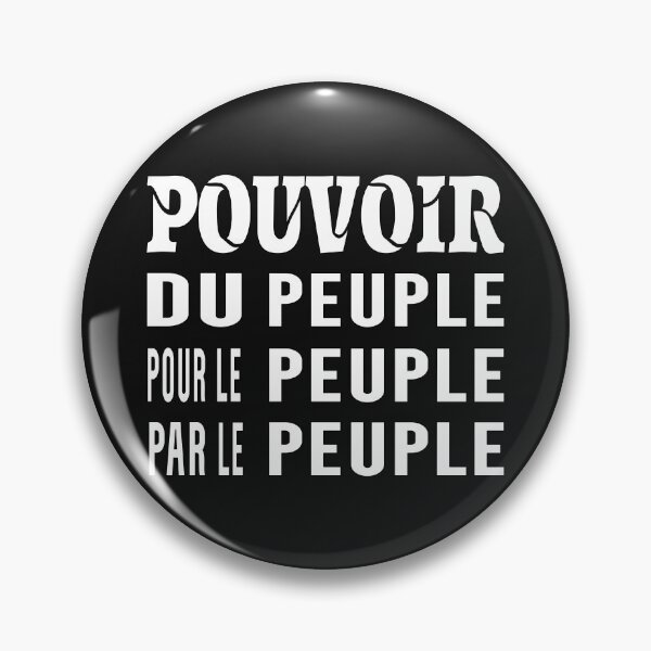Aperçu de l'œuvre LE POUVOIR DU PEUPLE POUR LE PEUPLE PAR LE PEUPLE créée et vendue par Ralek.
