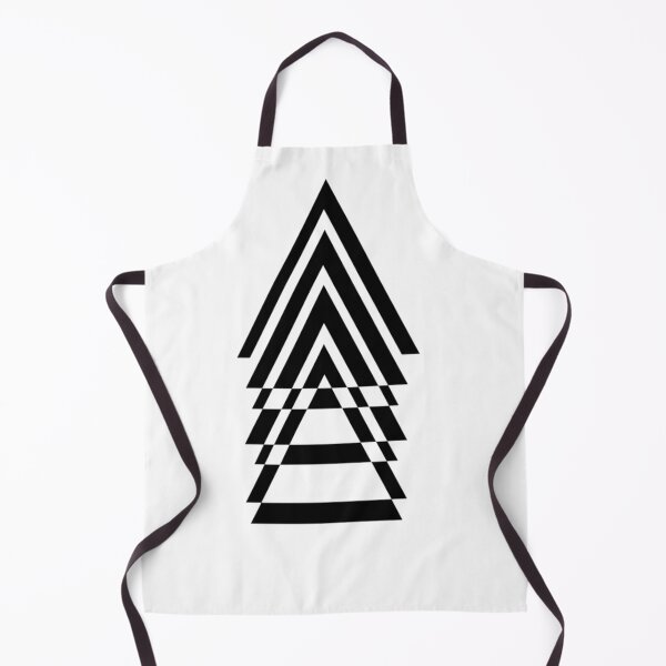 Item preview, Black and white triangles overlapping designed and sold by Nabidrabbu.