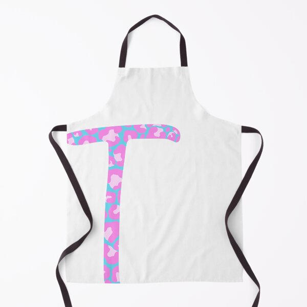 Item preview, T Initial Animal Print Cheetah Print Pink And Blue designed and sold by forfun-art.