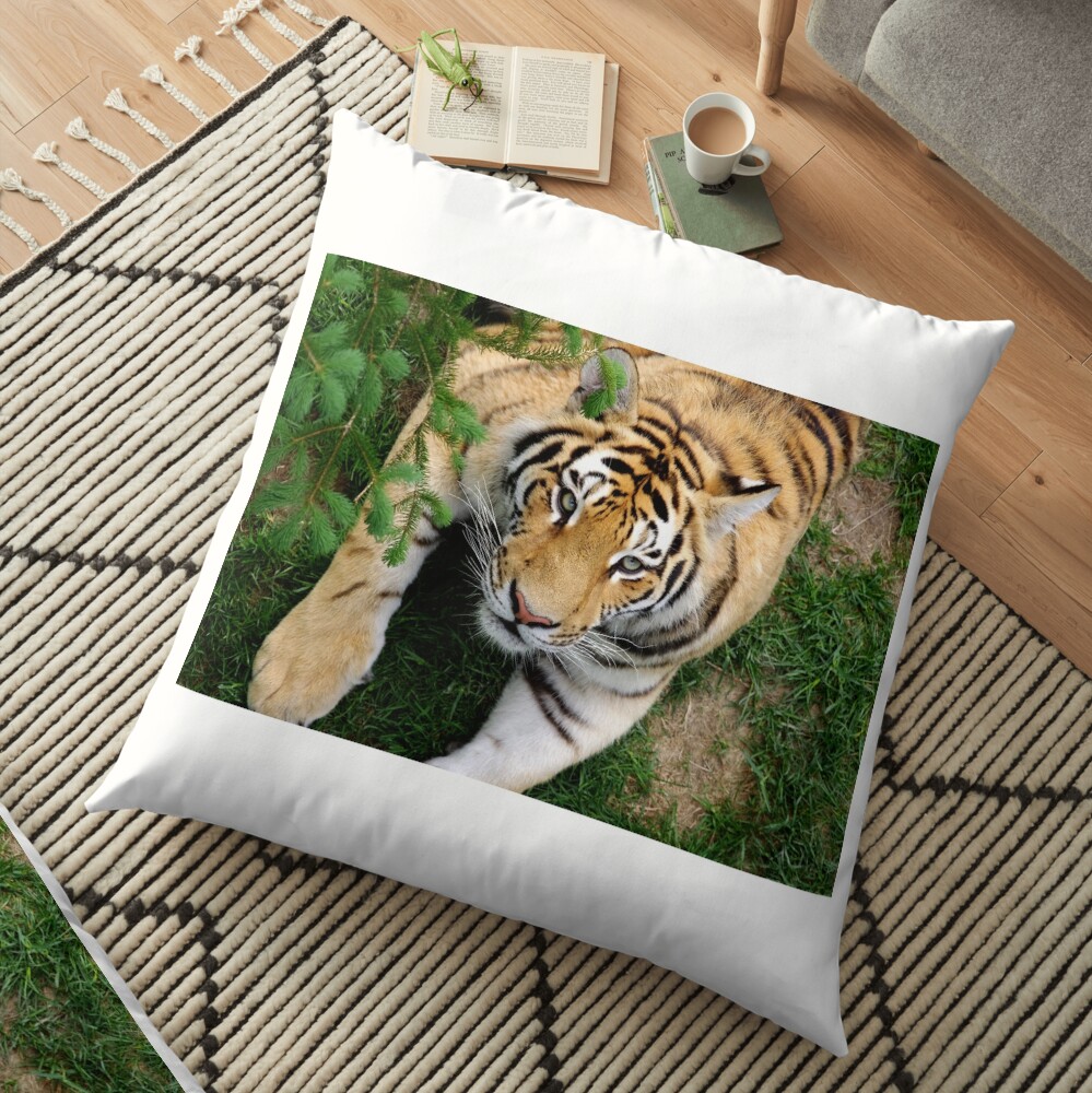 Chilling tiger Floor Pillow