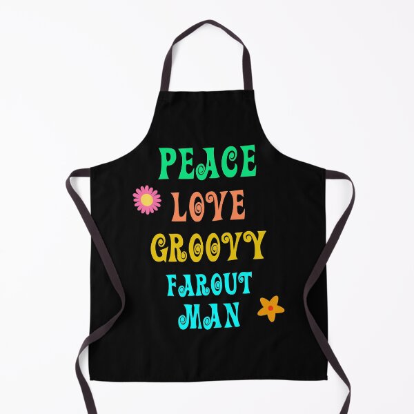 Item preview, Peace Love Groovy Farout Man Retro designed and sold by f2error.