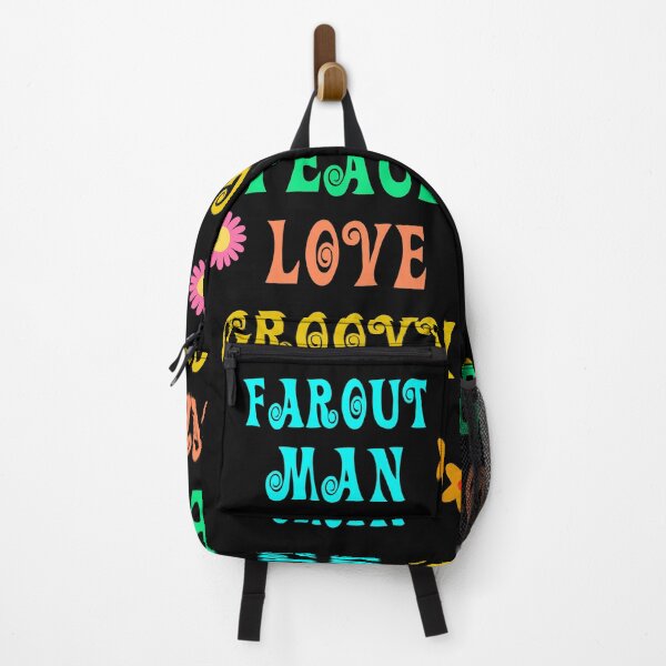 Item preview, Peace Love Groovy Farout Man Retro designed and sold by f2error.