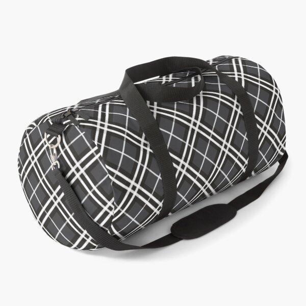 Item preview, Pretty Simple Check Pattern Stripes Shades of Grey and White designed and sold by GDCdesigns.