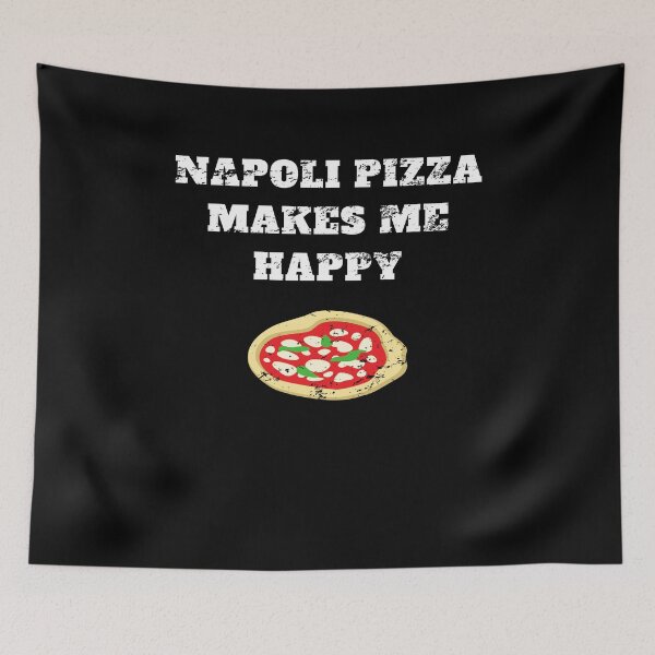 Item preview, Napoli pizza makes me happy Retro Vintage designed and sold by Jeangel97.