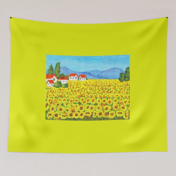 Item preview, Field with sunflowers designed and sold by Irina Afonskaya.
