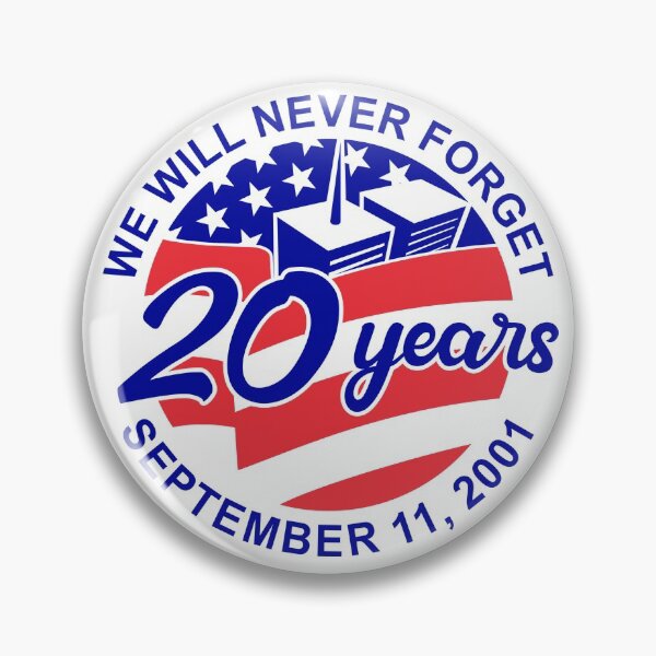 Item preview, 9-11 Memorial Patriot Day September 11 2001 20 Years Tribute Circle Retro Color designed and sold by patrimonio.