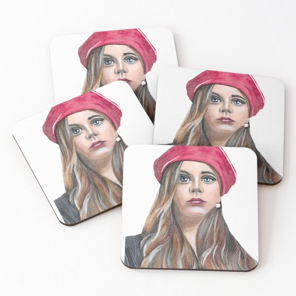 Item preview, French Resistance girl with a red beret designed and sold by Jennifer McCann.
