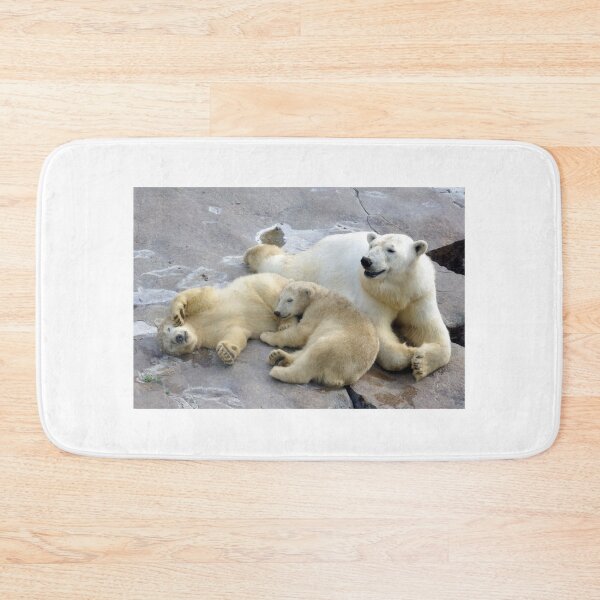 Item preview, Happy nappy polar bear family designed and sold by CosmosJester.