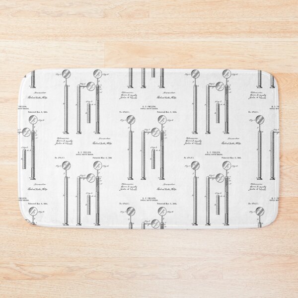 Item preview, Dental Mouth Mirror 1892 patent designed and sold by InkedArtPrints.
