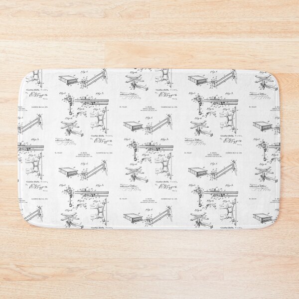 Item preview, Dental Bracket 1905 patent designed and sold by InkedArtPrints.