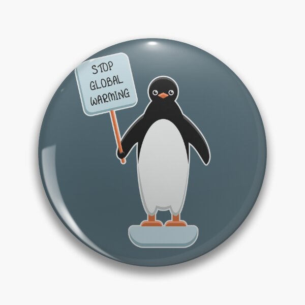 Item preview, Stop global warming climate change crisis penguin designed and sold by EngineerGoC.