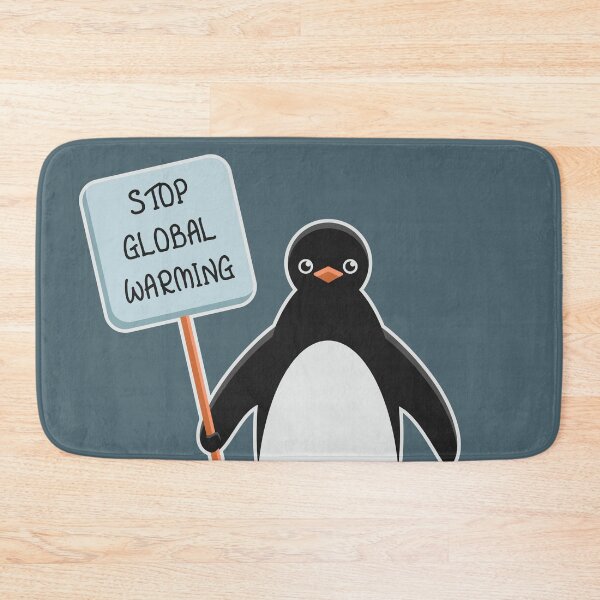 Item preview, Stop global warming climate change crisis penguin designed and sold by EngineerGoC.