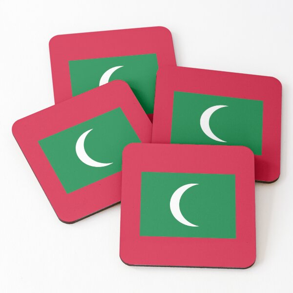 Item preview, Maldives Flag designed and sold by flagshop.