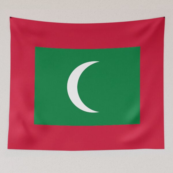Item preview, Maldives Flag designed and sold by flagshop.