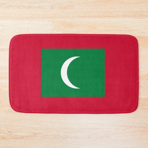 Item preview, Maldives Flag designed and sold by flagshop.