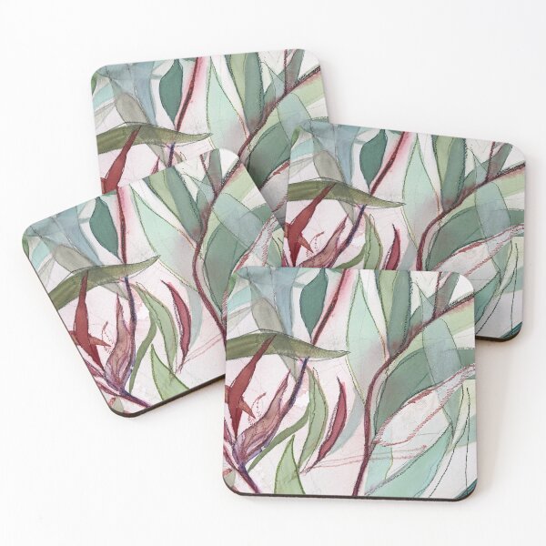 Item preview, Watercolour Gum Leaves Pattern by Leah Gay designed and sold by leahgay.