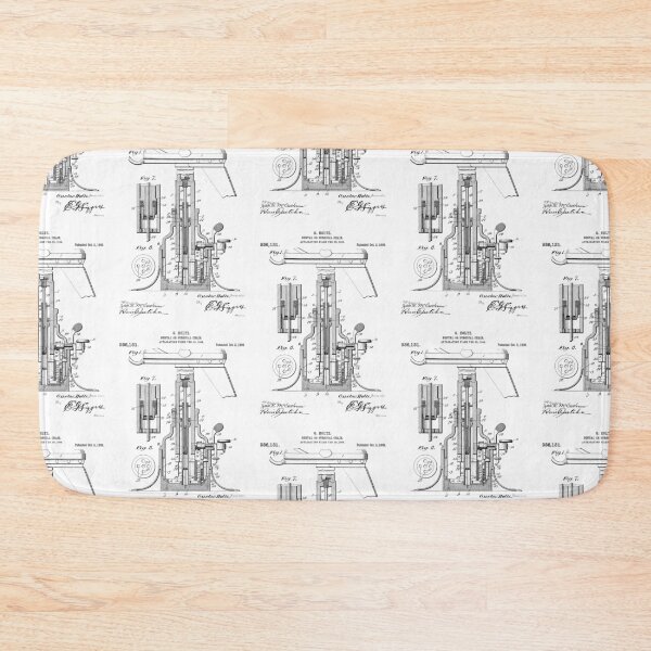Item preview, Dental or Surgical 1909 patent designed and sold by InkedArtPrints.